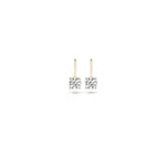 7055YZI Blush gold jewels Ženske minđuše