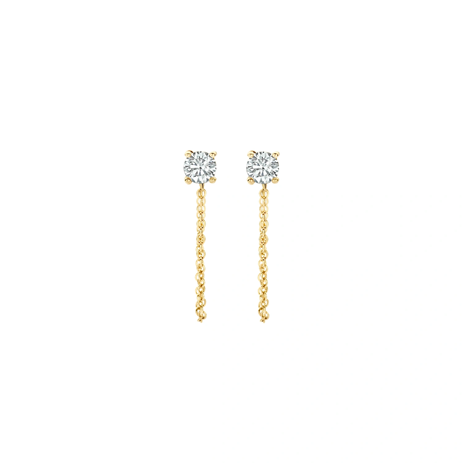 7345YZI Blush gold jewels Ženske minđuše