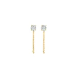 7345YZI Blush gold jewels Ženske minđuše