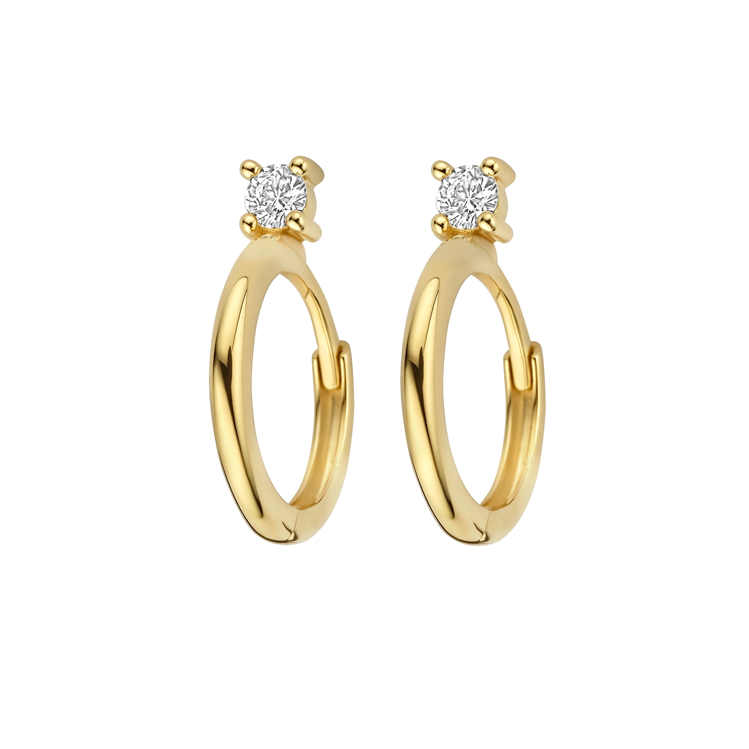 7372YZI Blush gold jewels Ženske minđuše