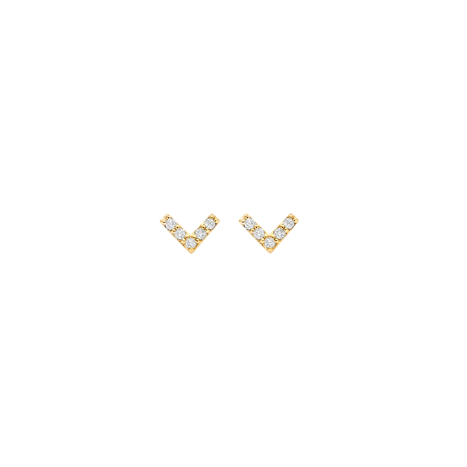 7374YZI Blush gold jewels Ženske minđuše