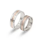 C-214 – Burme u kombinaciji belog i ružičastog zlata